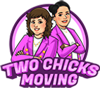 Two Chicks Moving - logo